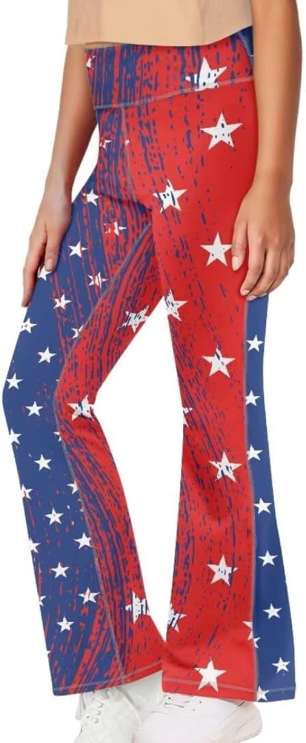 Yoga Pants for Girls 5-14 Lovely Flare Leggings for Girls Bell Bottoms