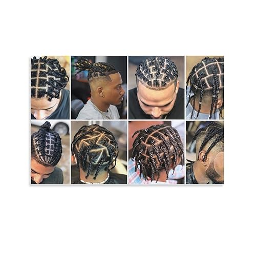 Barbershop Wall Poster Men