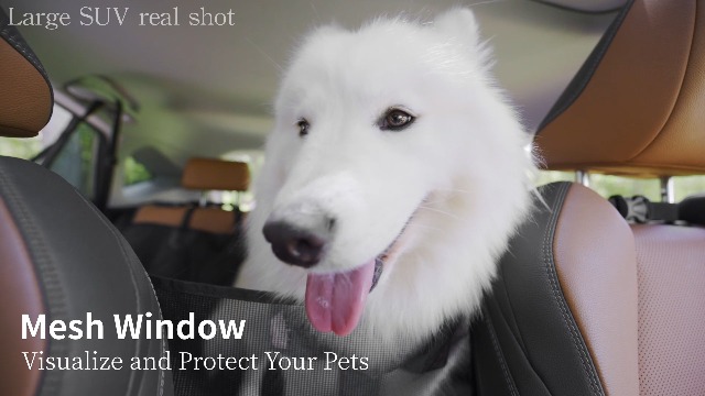 Dog Car Seat Cover for Back Seat, Hard Bottom Back Seat Extender for Dogs - Supports 400lbs, 2025 New Waterproof, Scratch Resistant, Anti Slip Portable Dog Hammock,Suitable for Cars, SUVs and Trucks - image 7