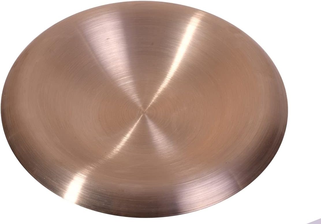 DeKulture Kansa Bronze Condiment Plate - Spices, Herbs, Dips, Snacks (11" Dia)