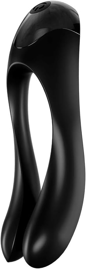 Satisfyer Candy Cane Vibrator Sex Toy | Adult Toys for Women | Best Couple Vibrator | Vibrating Sexual Pleasure Device | Stimulation Vibrators | Female Wellness Tools | Woman Pleasure Sextoy (Black)