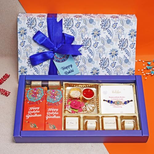 Image of Velvet Fine Chocolates Super Siblings Box| Assorted Chocolates & Rakhi Combo | Perfect for Rakshabandhan | Pack of 1