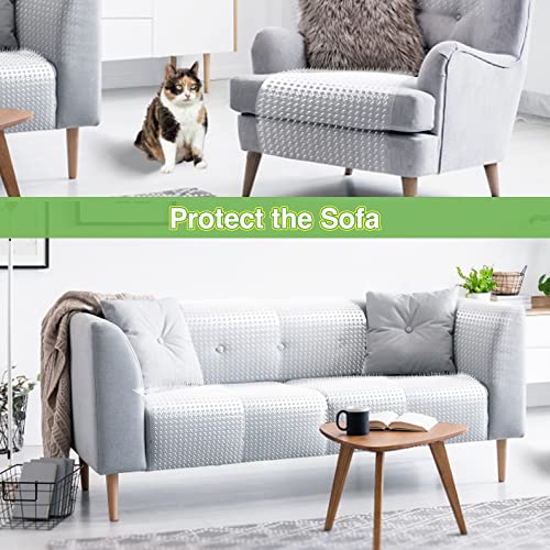 Hazieoo 10Pcs Cat Scat Mat With Spikes, Repellent Mat For Cat&Dog, Cat Deterrent Mat For Indoor & Outdoor To Keep Cats Out Of Yard Permanently-16X13 Inches #TOP4