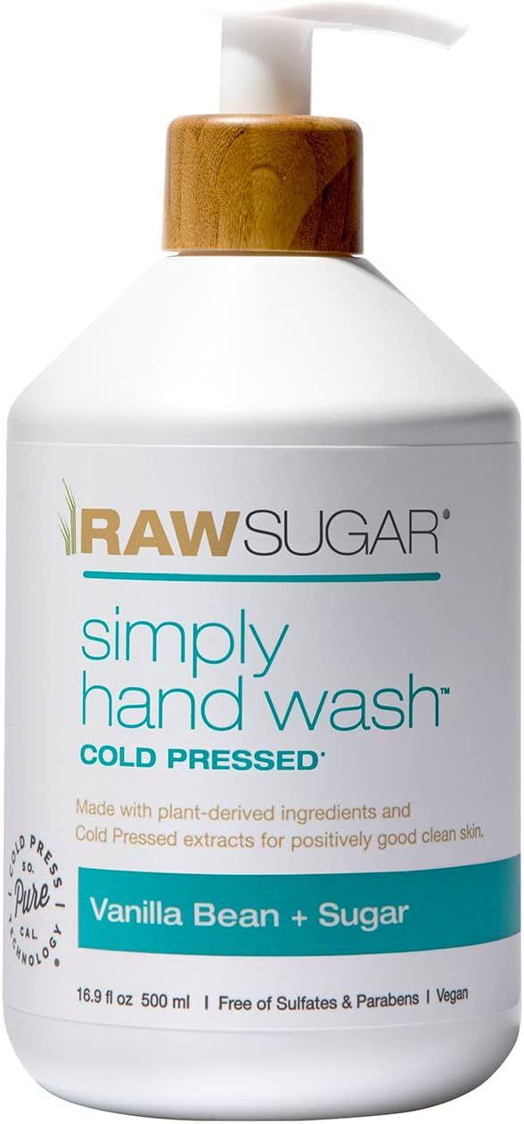 Raw Sugar Vanilla Bean Sugar Natural Hand Wash 16.9oz