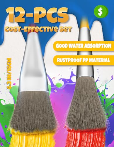 Joyooss PB-FR16-12 Paint Brushes For Kids thumb #2