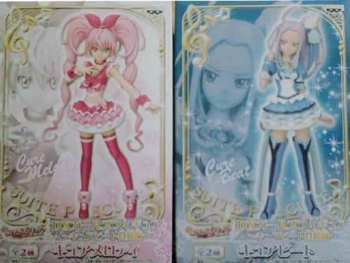 Banpresto Sweet Pretty Cure Action Figure - Cure Beat - Anime - 2 Pack - Pink Plastic Cat Theme - DX Collection