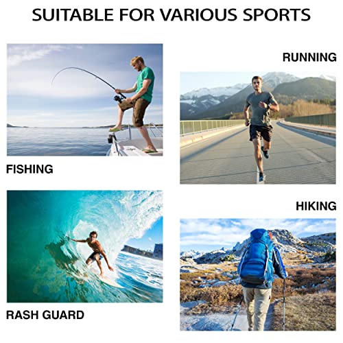 Image of Men's UPF 50+ Sun Protection Hoodie Shirt Long Sleeve SPF Fishing Outdoor UV Hiking Lightweight Shirts