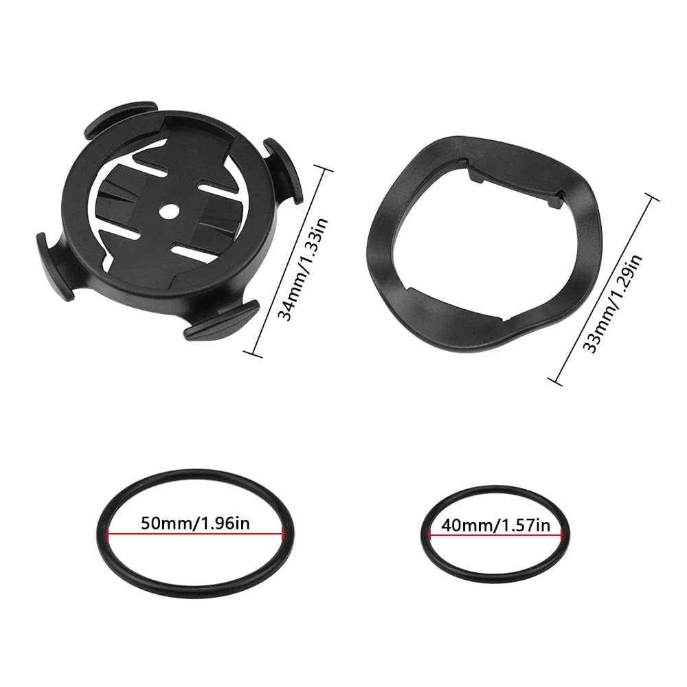 2 Pezzi Supporto per Computer da Bici per Garmin GPS Supporto Manubrio | per Cronometro da Bicicletta MTB Compatibile con Garmin Edge 130 200 500 510 520 530 800 810 1000 iGPSPORT iGS50 iGS618