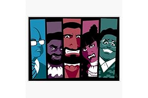 What We Do in the Shadows Cartoon Vinyl Sticker (5 inches)