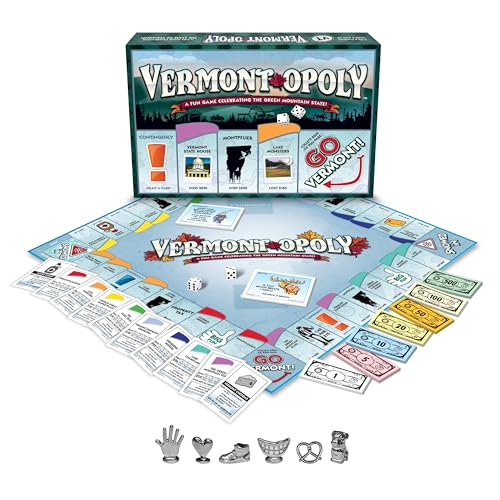 Late for The Sky Vermont-Opoly Juego de Mesa Familiar miniatura 2