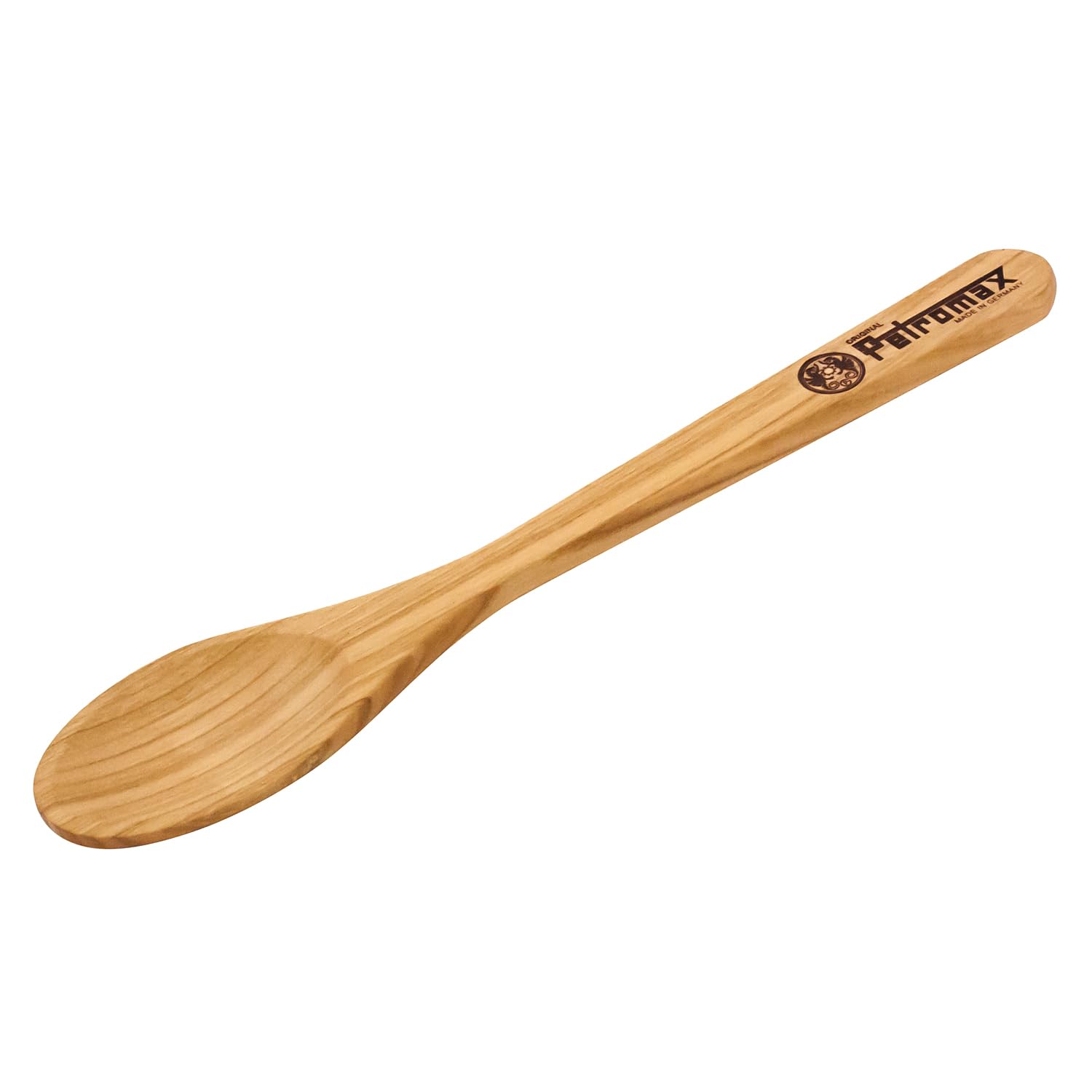 Petromax Holzlöffel aus Kirschholz - Kochlöffel mit Logo-Einbrand, 32 cm