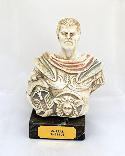 Estia Creations Theseus Ancient Greek Founder Hero Sculpture Statue Bust