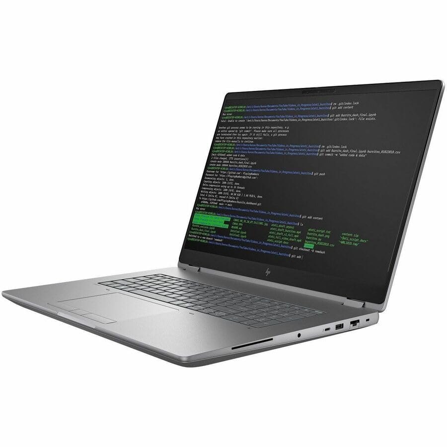 Image of HP ZBook Fury G1i 18 inch Mobile Workstation - WQXGA - 165 Hz - Intel Core Ultra 7 265HX - vPro Technology - 32 GB - 1 TB SSD - Meteor Silver