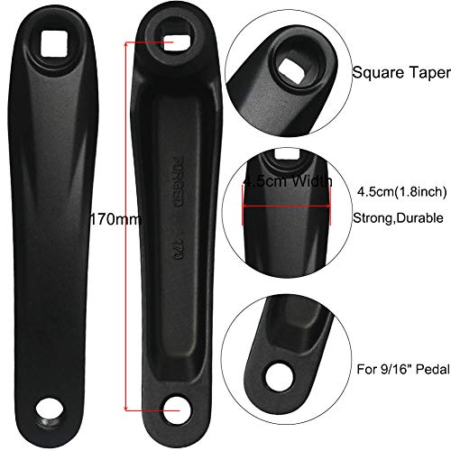 square taper crank set