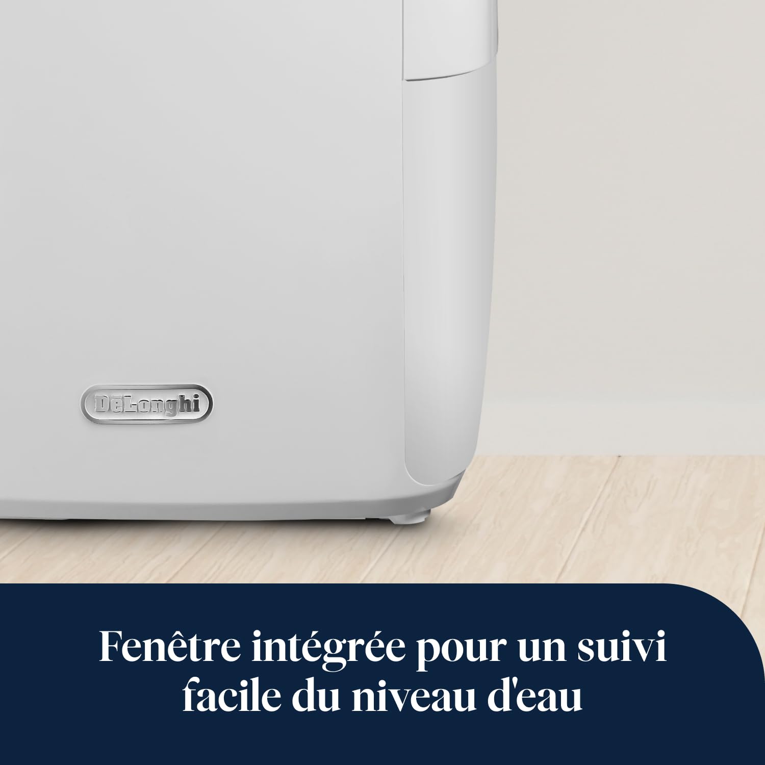 De’Longhi Tasciugo AriaDry Multi - Déshumidificateur Portable pour la Maison, Filtration à 3 Actions, Élimination de l'Humidité 14L/24h, Séchage, Anti-Moisissure, Silencieux, Blanc (DEXD214RF)
