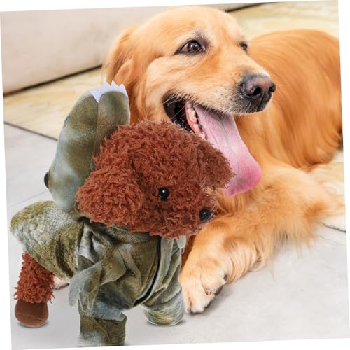 Disfraz para perro Dinosaurio Kisangel plush cálido miniatura 7