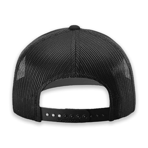 Gorra Patchtown Trucker Negra y Blanca Unisex miniatura 3