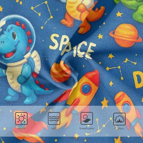 Joisal Toddlers Underwear Floral 2t Cotton Panties Little Girl Colorful Undies Kids Briefs Cute Dinosaurs Space Blue3