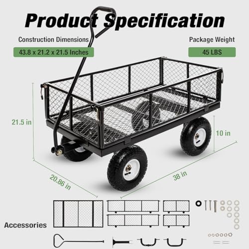 La mejor comparación de Carro jardín para comprar online. 5 Imagen adicional