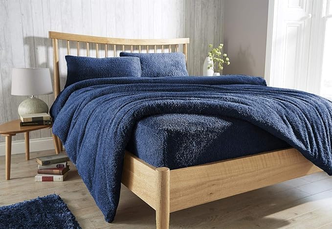 INSAFIANS Teddy Fleece Extra Deep Fitted Sheet Cozy, Warm, and Fluffy Bed Sheets, Duvet Covers, Pillowcases ( — image 1