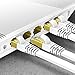 Cat 8 Ethernet Cable 25ft KASIMO Cat8 Flat Internet LAN Cable 40Gbps 2000MHz High Speed Network Patch Cable White SSTP Ethernet Cord with RJ45 Gold Plated Connector for Router Modem Switch Gaming Xbox