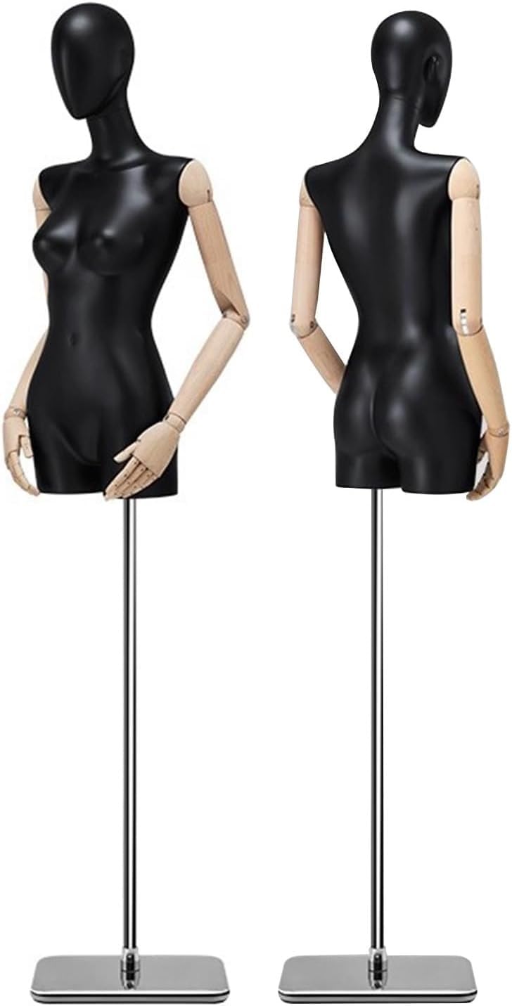 CONGRUI Clothing Store Display Rack for Female Retail Mannequins Torso Used to Sweaters Underwear Dresses Jewelry