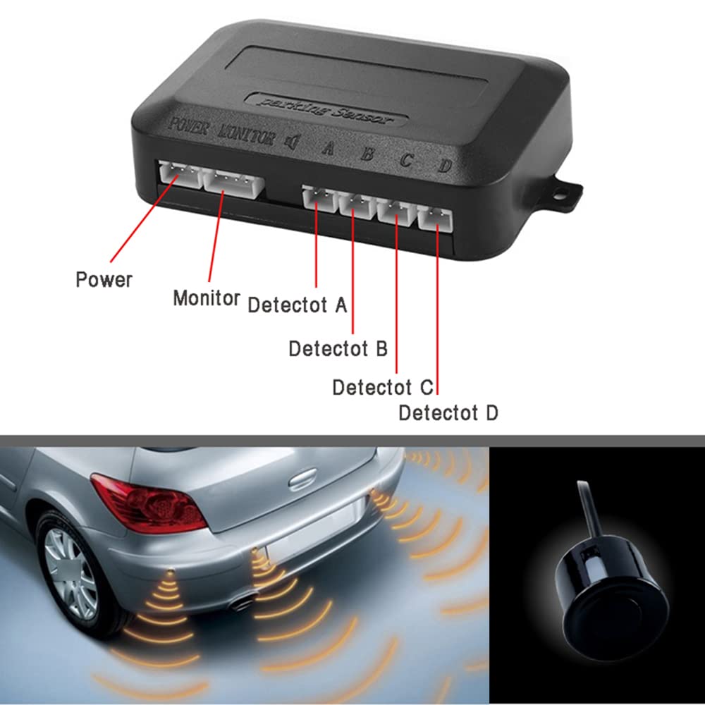 Radar De Recul Voiture TOTMOX | 8 Capteurs | Écran LCD | Avant/Arrière