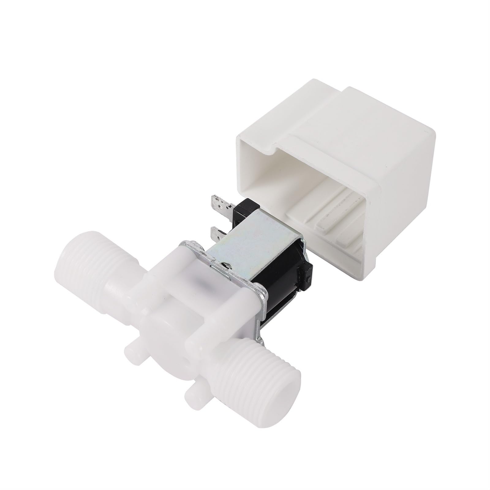 Électrovanne normalement fermée 1/2" 3/4" 1/4" avec commande électrique DC 12V AC 220V