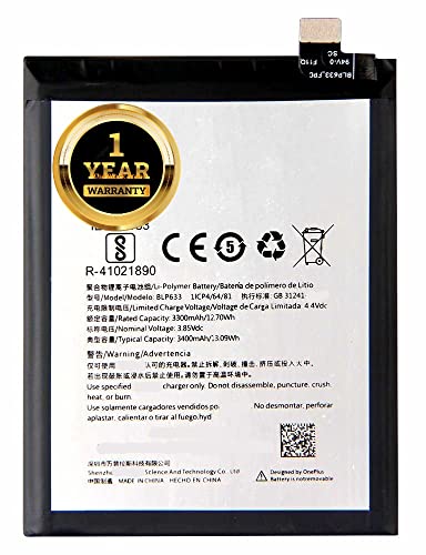 Image of Original Battery for OnePlus 3T [BLP633] with 1 Year Warranty