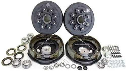 7000lbs Kit de freno eléctrico autoajustable de eje para remolque