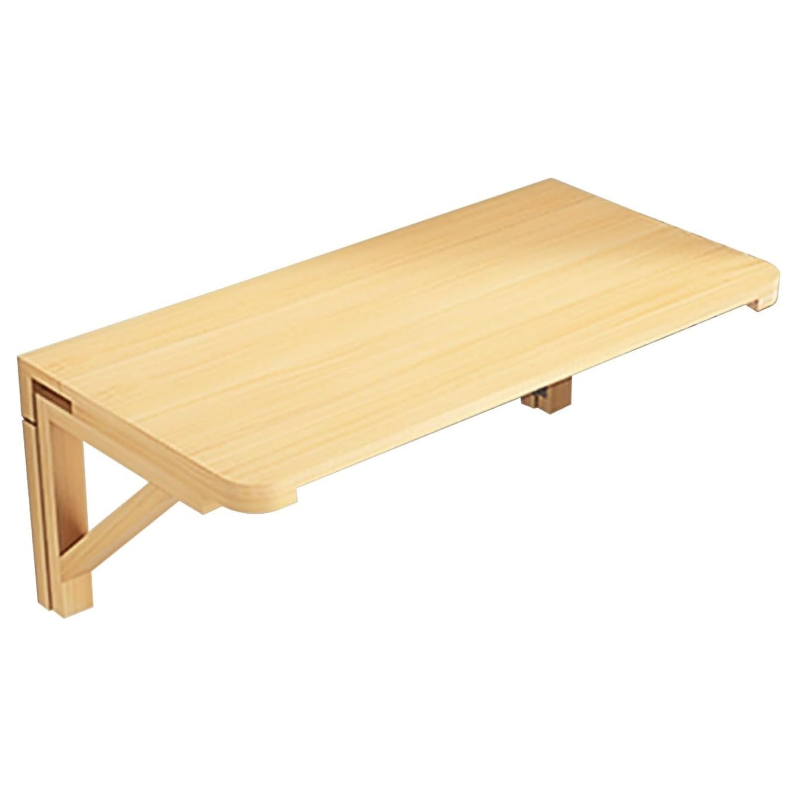 Floating Wall Mounted Folding Desk for Small Spaces Multifunctional Drop Leaf Table Home Office Laundry Study Holds up to 30KG Size: 100x50cm/39x20in