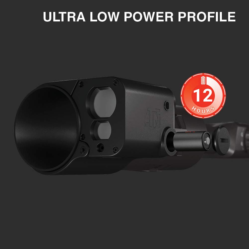 ATN ABL (Auxiliary Ballistic Laser) Laser Rangefinder for X-Sight 4K, Thor 4 | Simple & Quick to Attach, Smart Controls via Bluetooth, 12hrs+ Battery Life (ABL 1000)