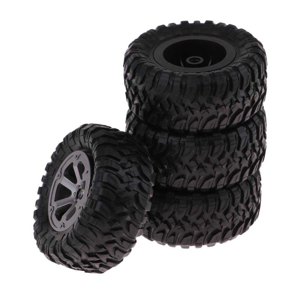 4Pcs/Set 73Mm Rubber Wheel Tire Tyres for Wpl Truck Rc Car Upgrade Part DIY Accessories | 4 Pieces Wheel Tires