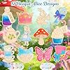 BOIKOKY 12 Pack Alice Party Favors for Kids - Individually Wrapped Paint Your Own Wooden Magnet Craft Kits with Thank You Card, Wonderland Birthday Party Supplies for Girls #2