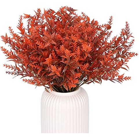 Leixi 8 Bundles Faux Autumn Flowers Cover