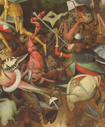 Cuadro de lienzo de la caída de los ángeles rebeldes de Bruegel para decorar el salón 60x90cm