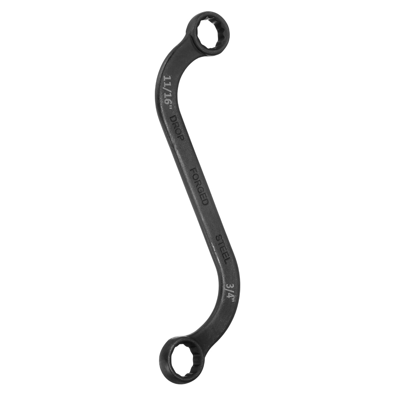 Clé en S 11/16" x 1,9 cm uxcell en acier Cr-V au chrome pour l'entretien de vélo