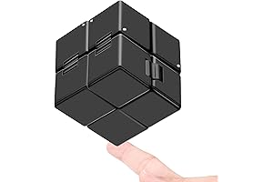Infinity Cube Fidget Toy Black: Ultimate Stress-Busting Gadget