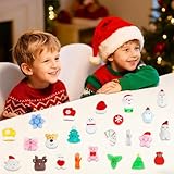 Advent Calendar 2025 for Kids Christmas 24 Days Countdown Advent Calendar Christmas Ornaments Xmas Surprises Xmas Holiday Party Relief Stress Blind Box Gifts for Boys Girls Teenagers - Image 6