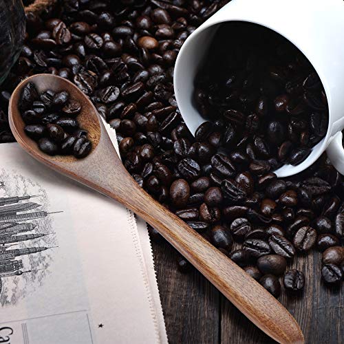 Small Wooden Spoons, 6Pcs Wooden Teaspoon Sevensun Small Teaspoons Serving Wooden Utensils For Cooking Small Condiments Spoon, Mini Wooden Honey Spoon For Daily Use #TOP3