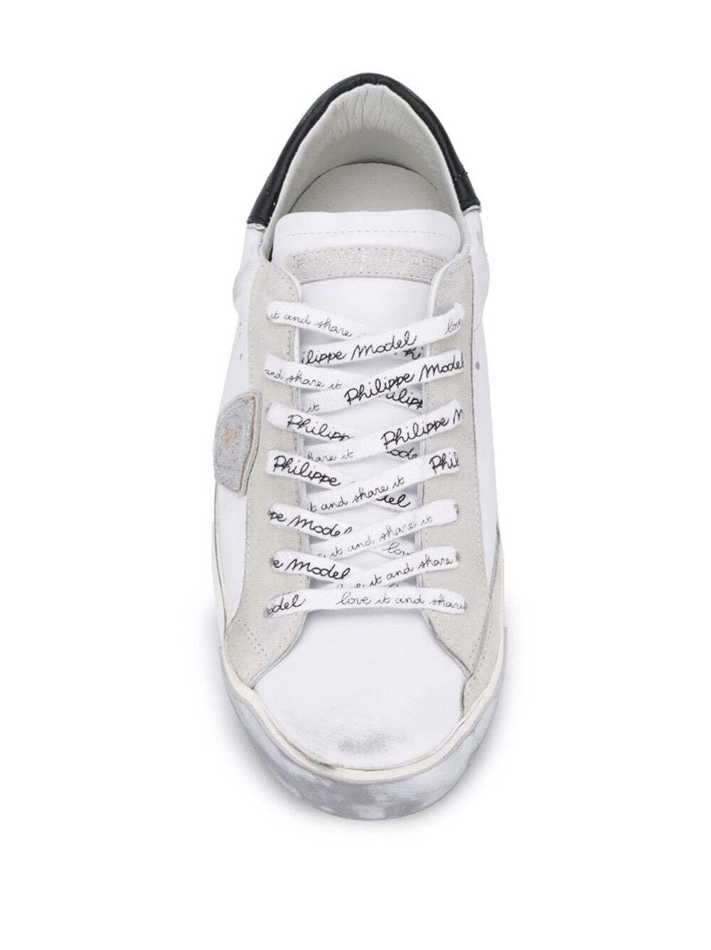 Philippe Model Hombre Prsx Zapatillas Blanc - Argent
