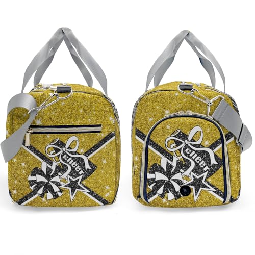 Personalized Cheerleader Bag Women's Custom Cheer Gym Duffle Bag with Shoes Compartment, Ideal for Travel, Gym, Sports, Duffel, Weekender3
