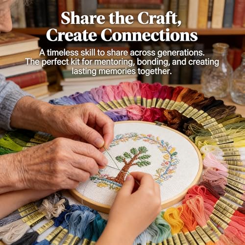 Image of 150 Colors Friendship Bracelet String, Cotton Thread Set 6-Strand, 8.75 Yards /Skein, for DIY Crafts, Cross Stitch, Tassels & String Art