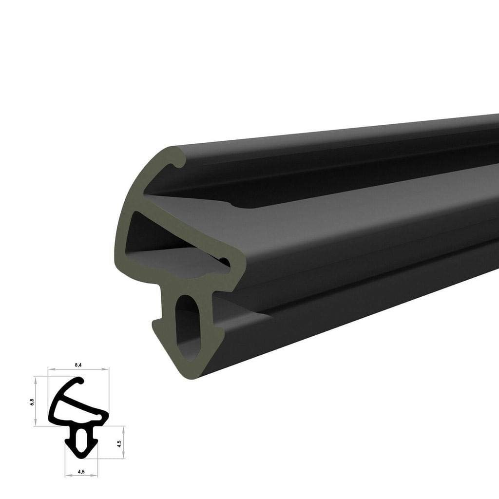 DQ-PP Fensterdichtung – Schwarz – 10 Meter – S-1150 Kommerling – PVC Fenster – Gummidichtug Dichtband – Kunststofffensterdichtungen – ALU Profildichtung Türdichtung