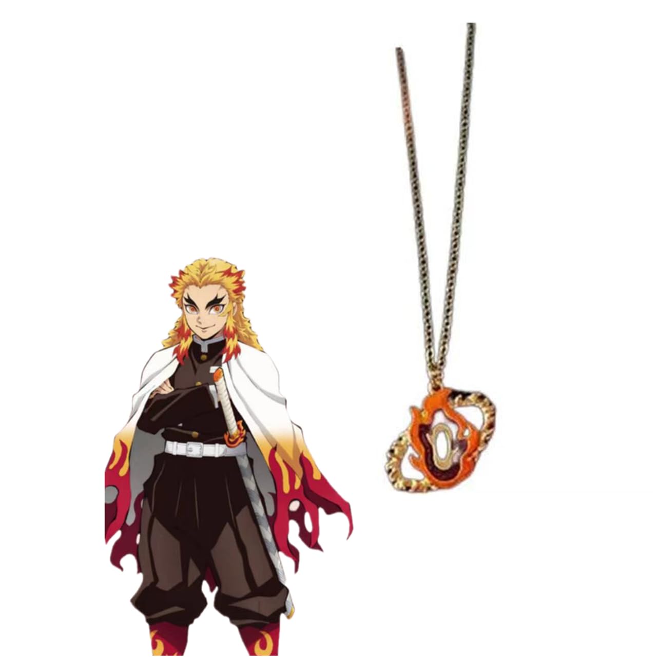 Amazon.co.jp: Linglingba 鬼滅の刃 ネックレス ペンダント アニメ