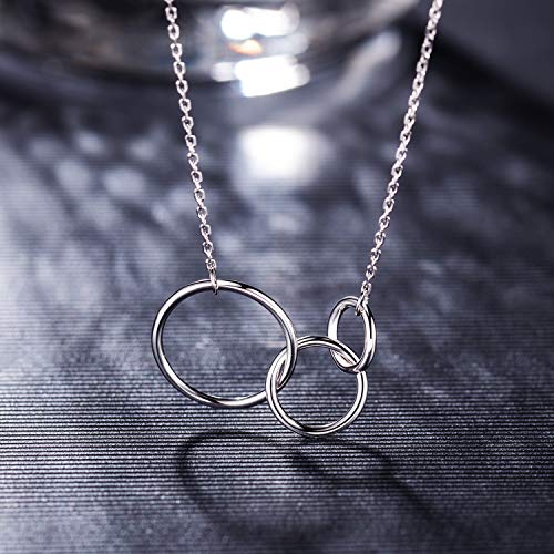 3 Sisters Necklace - 925 Sterling Silver Three Circles Friendship Sister Necklace For Women2