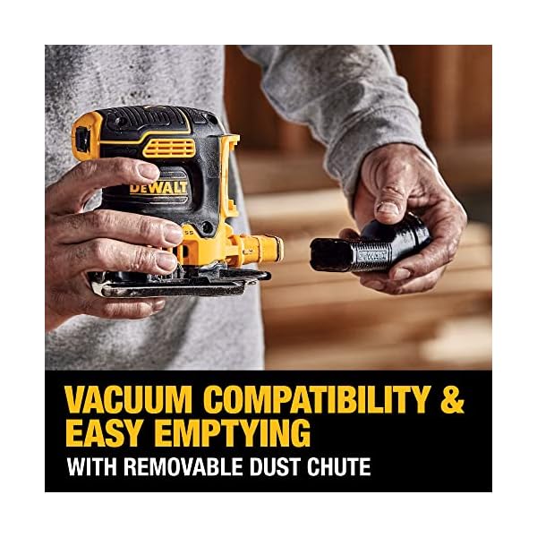 DEWALT 20V MAX* XR Palm Sander, Sheet, Variable Speed, 1/4Inch, Tool