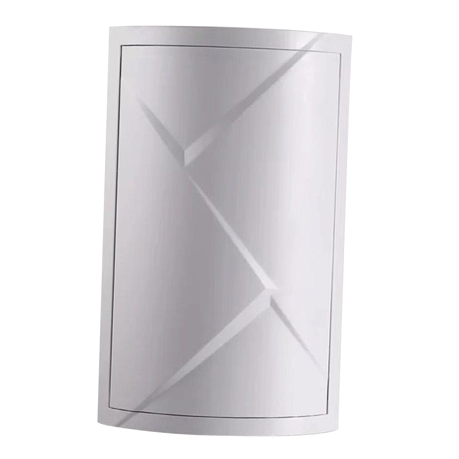 Drehbares dreieckiges Aufbewahrungsregal, 2-stöckig, Kosmetik-Organizer, Badezimmerschrank für Dusche und Schlafzimmer, Aufbewahrungslösung für Zuhause, graue Farbe, platzsparendes Design