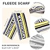 Michigan Beanie Hat Scarf Set for Men, Knit Pompom Beanie Cap, Football Fans Fashion Toque Cap, Neck Warmer Scarves,Winter Gifts for Sport Fans with Stickers #2