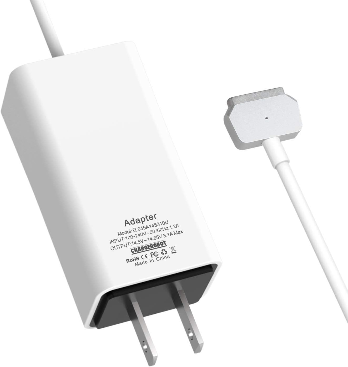 icalla 45W Mini Replacement Charger for MacBook Air 11 13" ( Mid 2012 to Early 2015) Magnetic 2 T-tip Power Adapter A1436 A1465 A1466 Laptop Charger